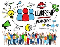 Diversity Casual People Leadership Management Celebration Success Concept