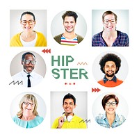 Headshots of People Labeled as Hipster