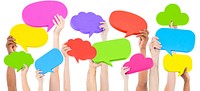 Speech Bubble Social Media Networking Communication Concept