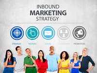 Inbound Marketing Strategy Advertisement Commercial Branding Concept