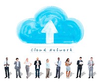 Cloud Network Connecting Technology Internet Online Concept