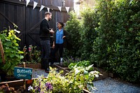 People Planting Harvest Garden Green