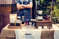 Coffee Shop Beans Owner Standing