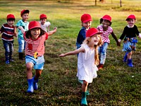 Kids having a fun time together