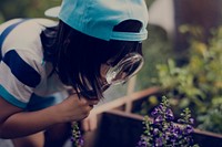 Kid in a garden experience and idea
