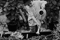Kid in a garden experience and idea