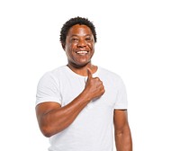 Happy African Man Showing Thumbs Up