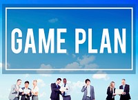 Game Plan Strategy Tactic Planning Vision Concept