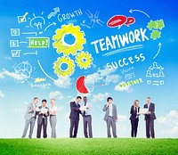 Teamwork Team Together Collaboration Business People Communication Concept