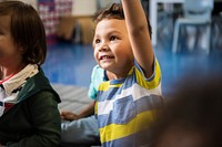 Happy kids at elementary school