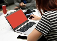 Startup Business People Working on Laptop Copy Space