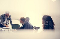 Creative group ideas discussion meeting