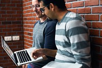 People using computer laptop