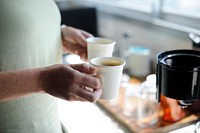 Startup Business Hands Holding Coffee Cups