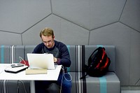 People using computer laptop