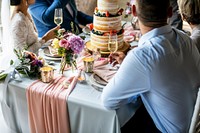 A table at a wedding reception