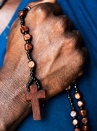 African man prayer faith in christianity religion