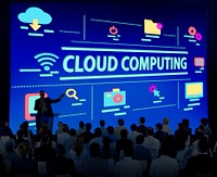 Technology Graphic Cloud Computing Word Concept