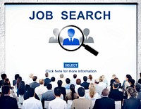 Job Search Hiring Website Word Concept