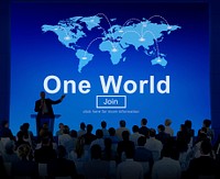 One World Society Globalization Earth Concept