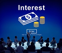 Interest Banking Rate Financial Concept