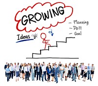 Growing Growth Mission Success Opportunity Concept