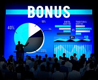 Bonus Gain Profit Salary Income Finance Concept