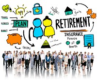 Business People Employee Retirement Vision Aspiration Career Concept