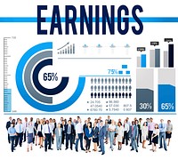 Earning Income Profit Finance Economy Concept