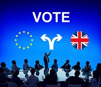 Brexit Bremain UK EU Referendum Concept
