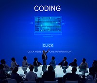 Computer Coding Code Advanced Technology Concept