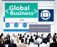 Business People Global Business Seminar Concept