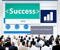 Business People Success Web Design Concept