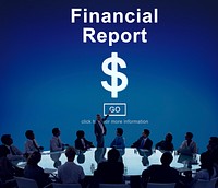 Financial Report Dollar Sign Go Concept