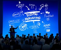 Digital Marketing Branding Strategy Online Media Concept