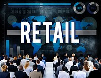 Retail Commerce Consumer Crowd Data Concept