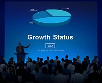 Growth Status Data Development Business Concept