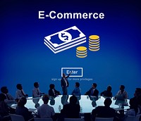 Ecommerce Market Transaction Online Concept
