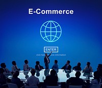 E-Commerce Marketing Online Technology World Concept