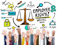Employee Rights Employment Equality Job Hands Volunteer Concept