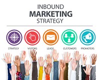 Inbound Marketing Strategy Advertisement Commercial Branding Concept