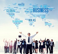 Global Business Opportunity Growth Organization Concept