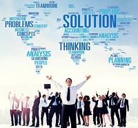 Solution Success Sloved Decision Strategic Progress Concept