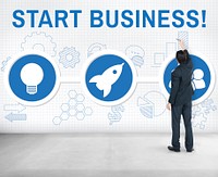 Organization Solution Start Business Vision Concept