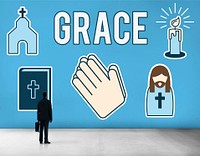 Grace Gracful Hope Jesus Christ Spiritual Worship Concept