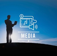 Media Social Networking Entertainment Multimedia Concept