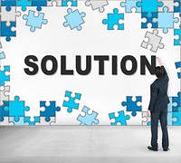 Solution Problem Solving Decision Progress Concept