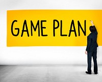Game Plan Strategy Tactic Planning Vision Concept