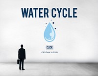Water Cycle Condensation Evaporation Rain Natural Concept