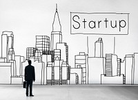 Startup New Business Vision Strategy Launch Concept